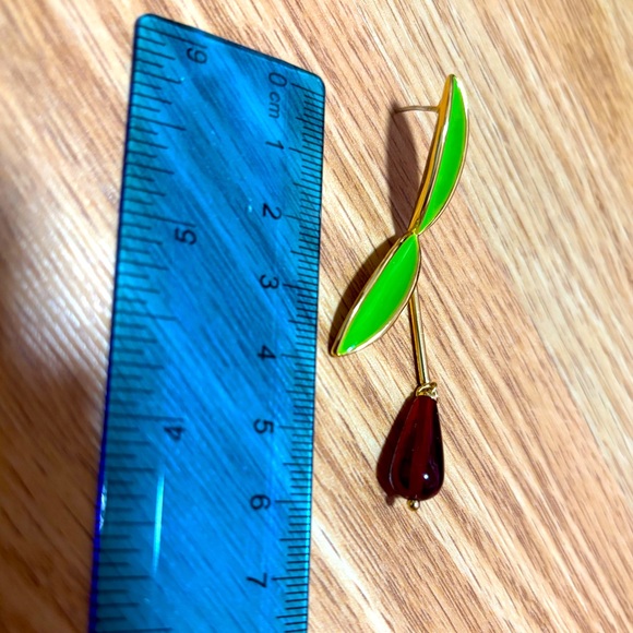 kate spade ♠️ best buds tulip linear clip-on statement earrings - Picture 5 of 5